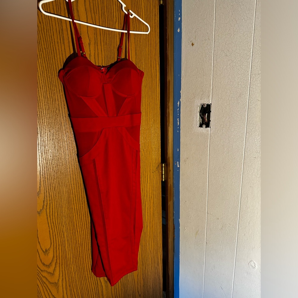 Red dress